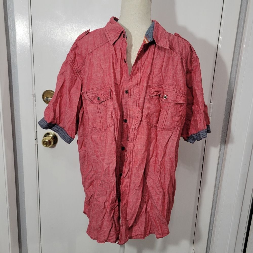 Black jack cotton button up - Picture 3 of 8